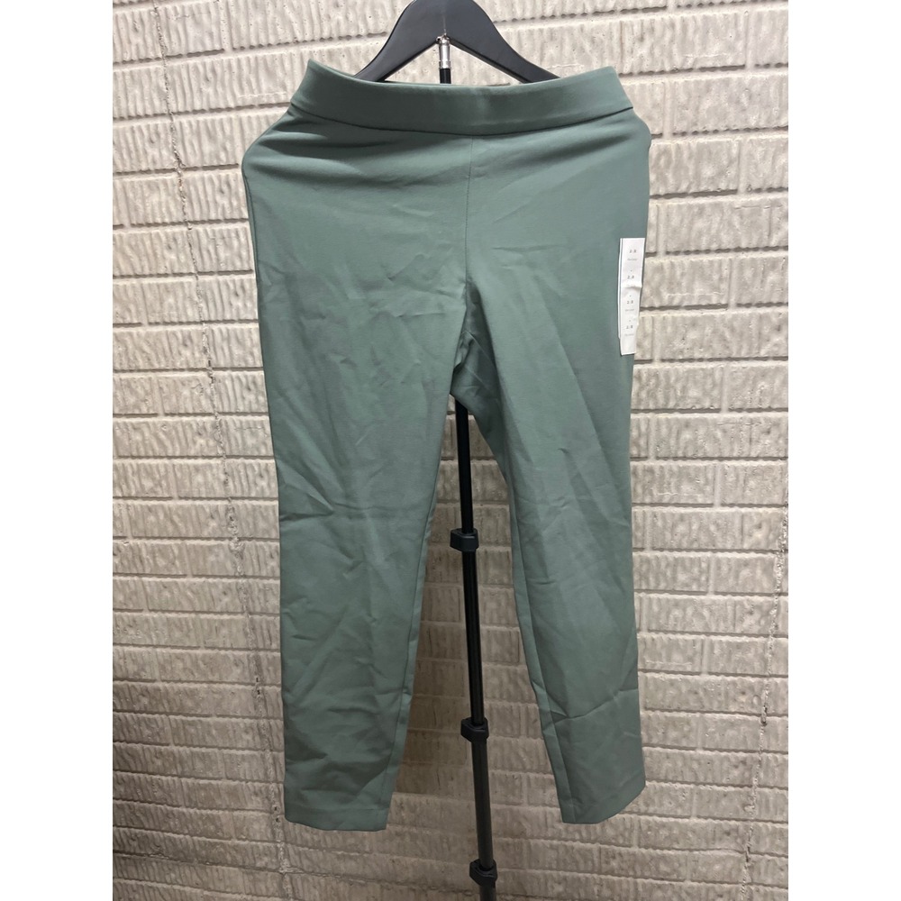 A New Day Womens Skinny High Rise Stretch Pants Sage‎ Green 2R 018 10 2247